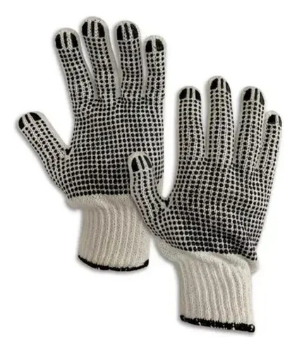Guante Hilaza Con Puntos Pvc En 2 Caras