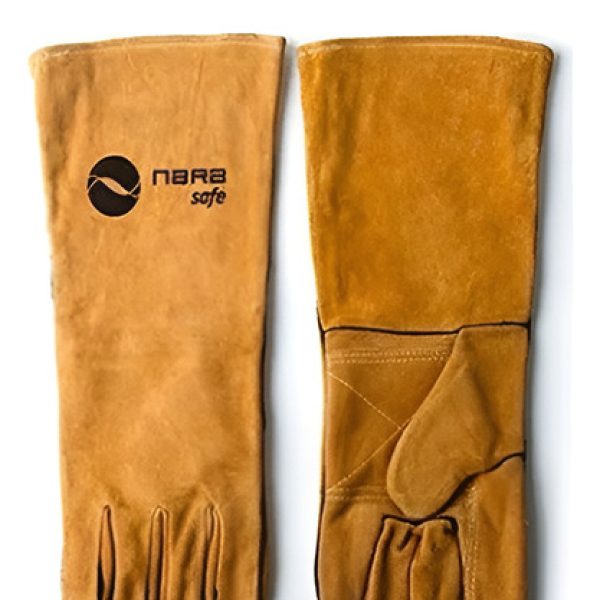 Guantes De Carnaza Reforzado De 14 Pulgadas Nara Safe