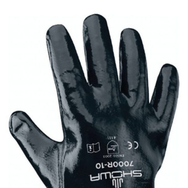 Guantes Recubiertos De Nitrilo Rugoso Showa 7000r